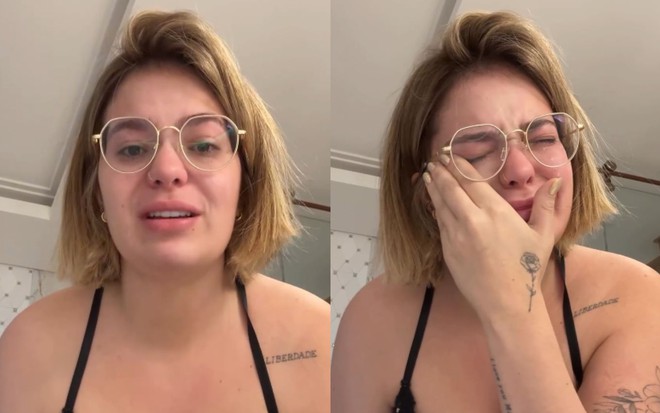 Viih Tube chora e enxuga as lágrimas em vídeo publicado no Instagram